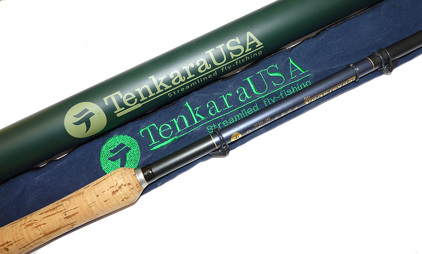 Tenkara USA iTo carbon adjustable trout fly rod 13’ and 14,7” with bag and screw top tube