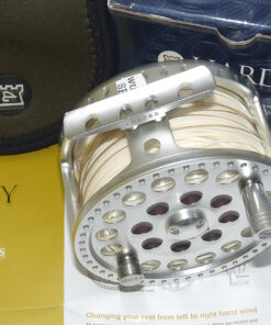 Hardy Angel 9/10 large arbor salmon fly reel, mint with Wulff SP9F