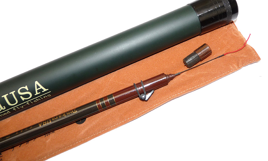 Tenkara USA Iwana 12' carbon trout fly rod in fine condition with bag and tube rivers streams - Image 3