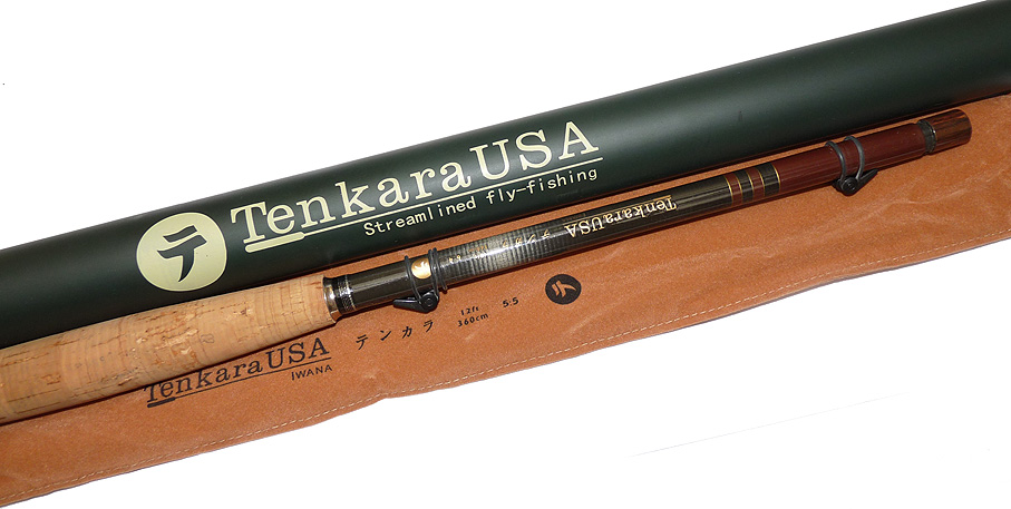 Tenkara USA Iwana 12' carbon trout fly rod in fine condition with bag and tube rivers streams