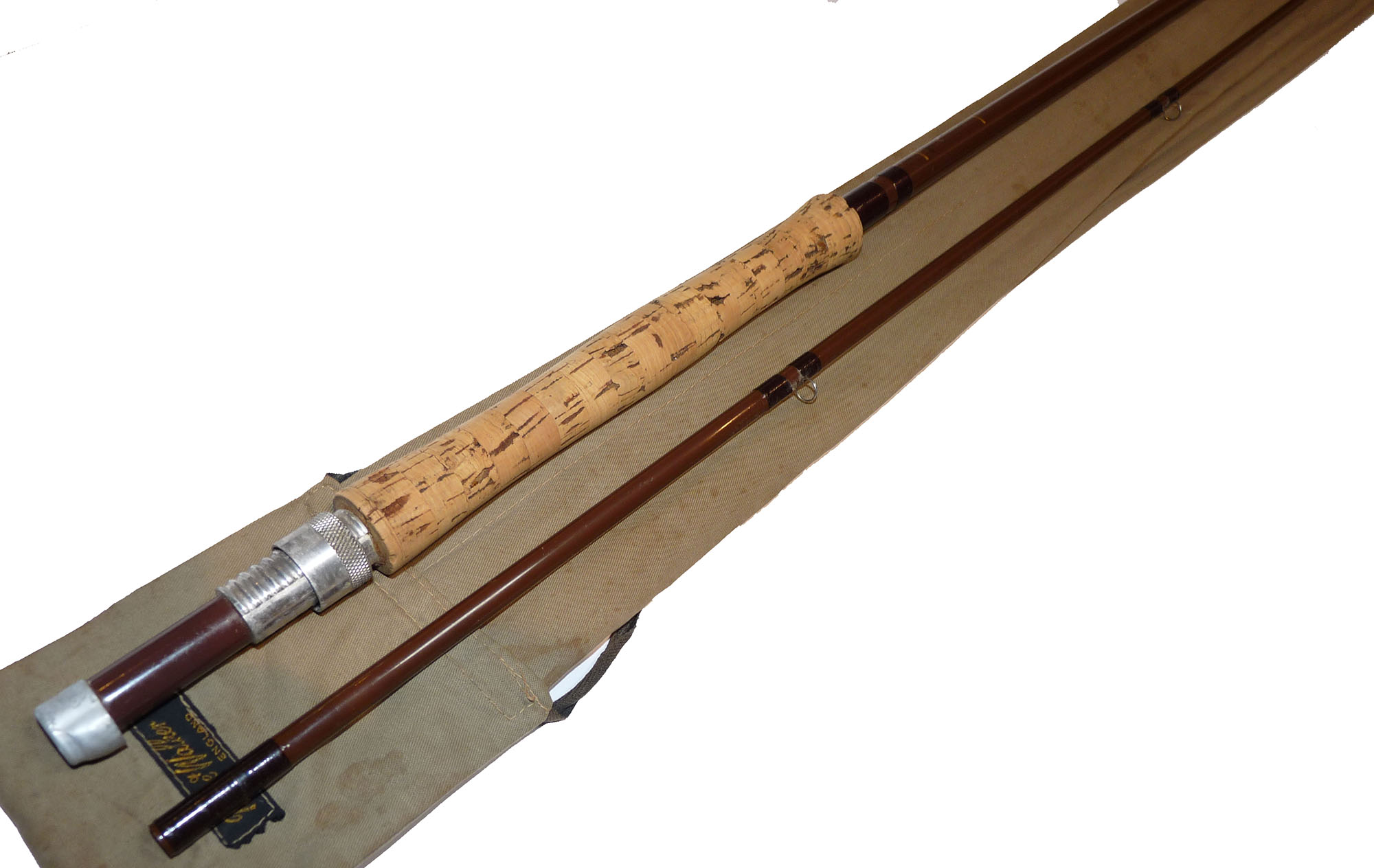 Bruce & Walker 9' 2" two piece Ultra Light trout fly rod line #8 with bag