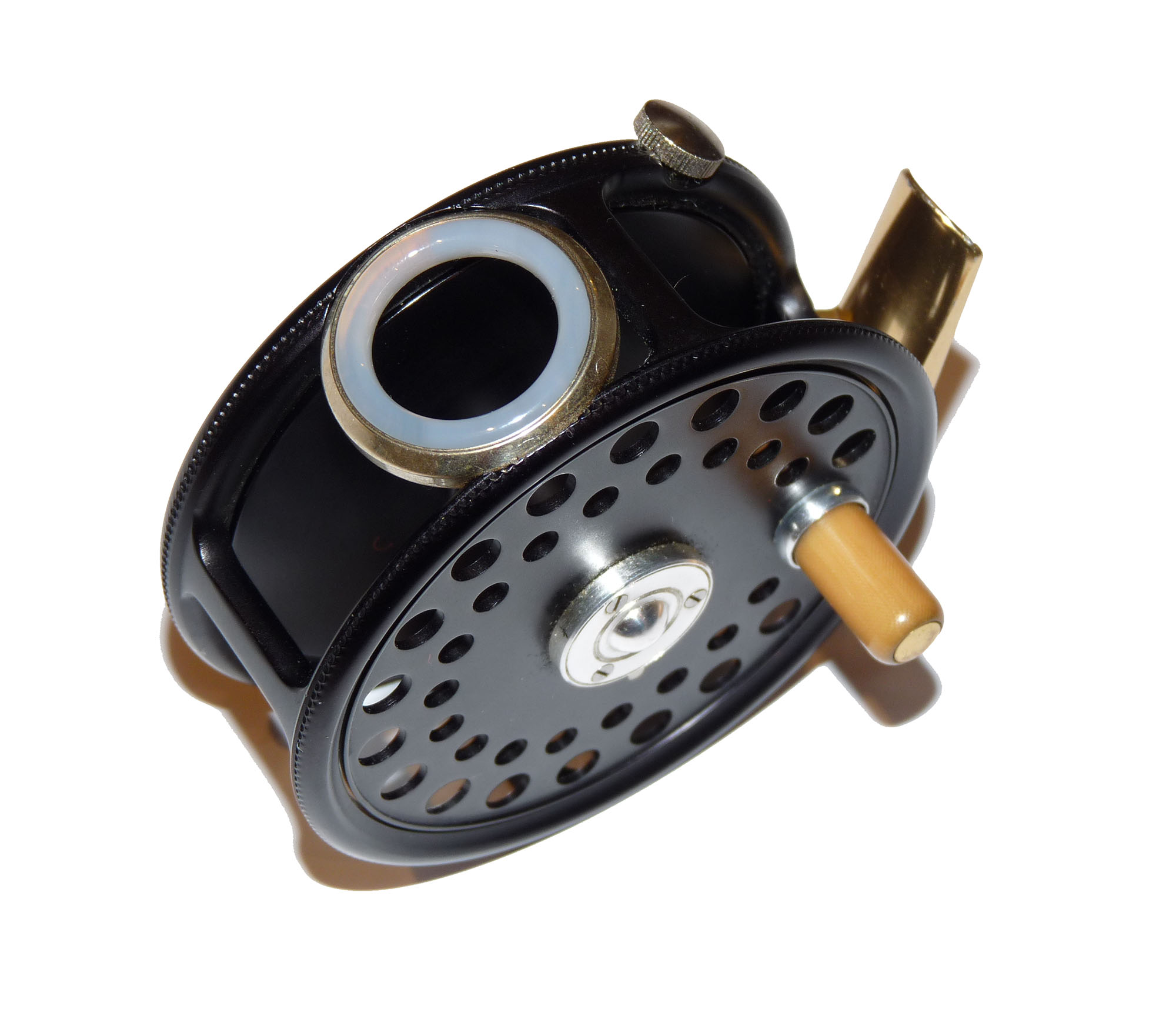 Hardy LHW St George 3" trout fly reel with pouch and box mint - Image 2