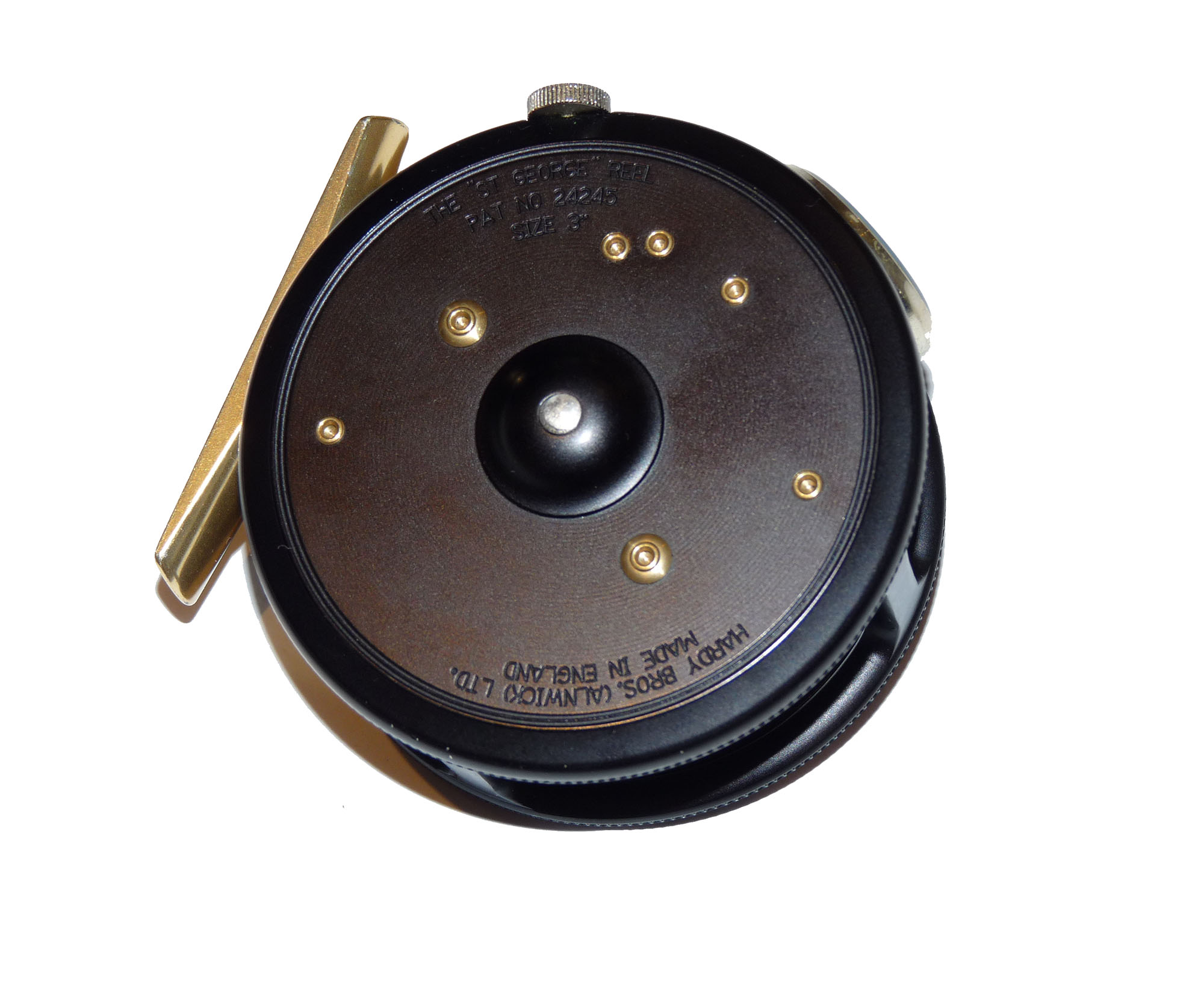 Hardy LHW St George 3" trout fly reel with pouch and box mint - Image 6