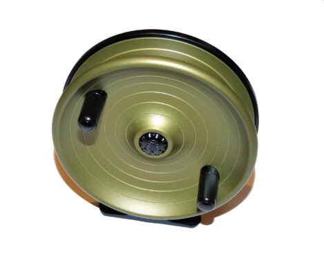 TT Classic Kinetic 425 Kingpin centrepin reel in limited edition olive green