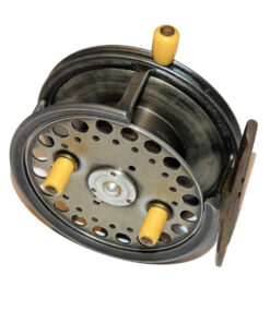 Hardy The Silex No.2 4”alloy drum casting reel spare spool 2 leather cases 