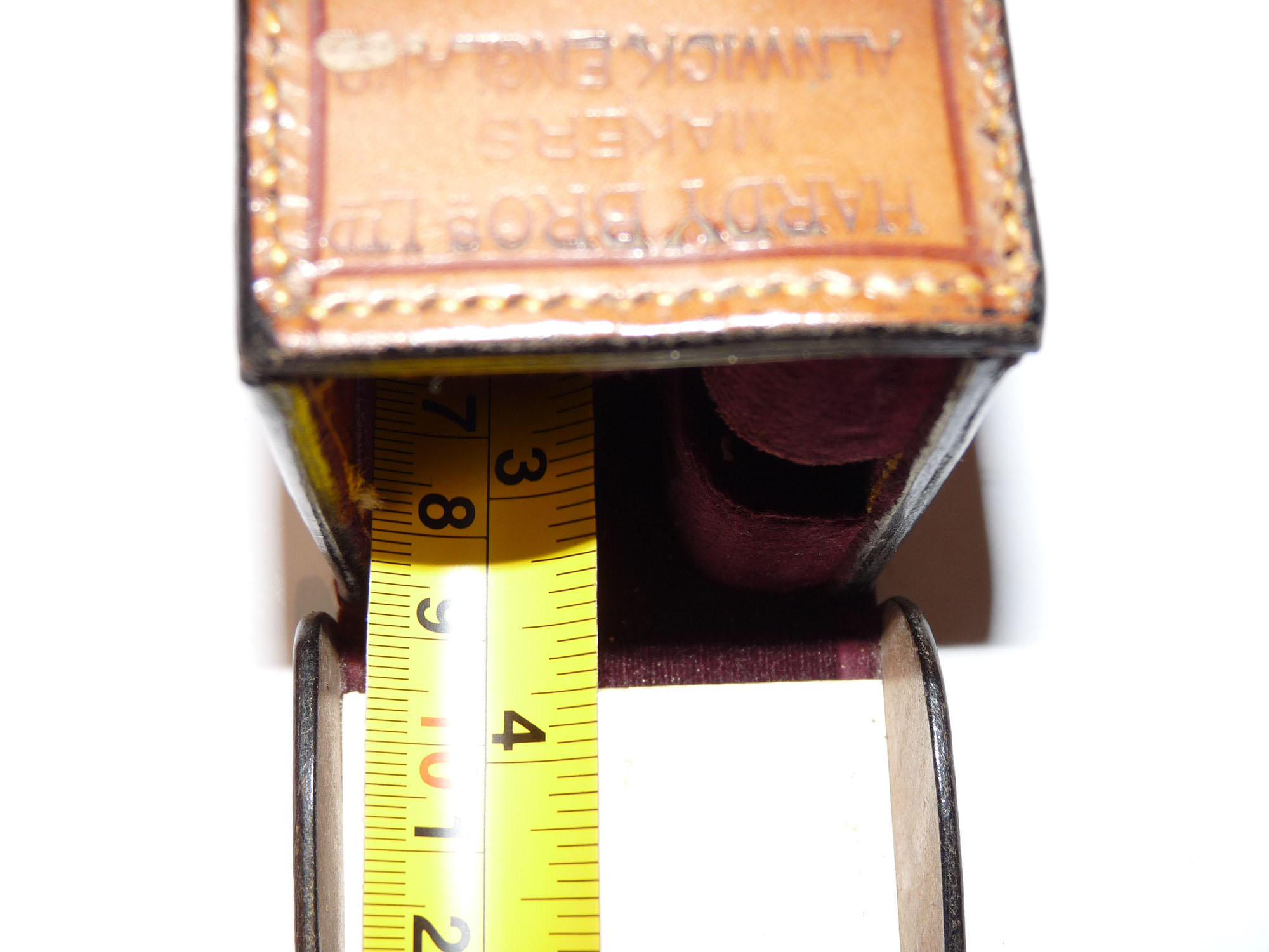 Hardy leather reel case for small narrow drum Perfects up to 3 1/8" super condition - Image 6