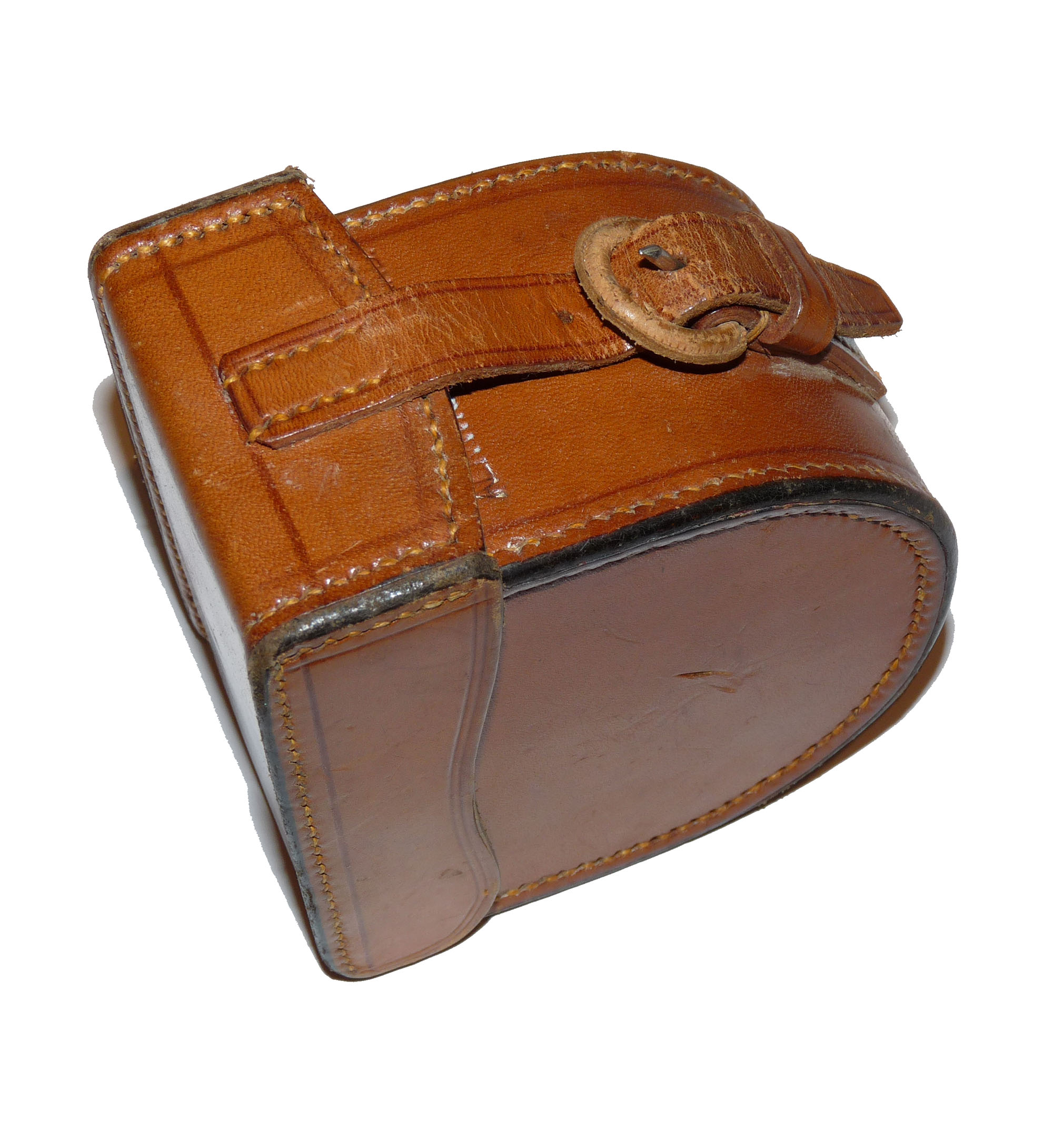Hardy leather reel case for Perfects up to 3 3/8" diameter in fine original condition