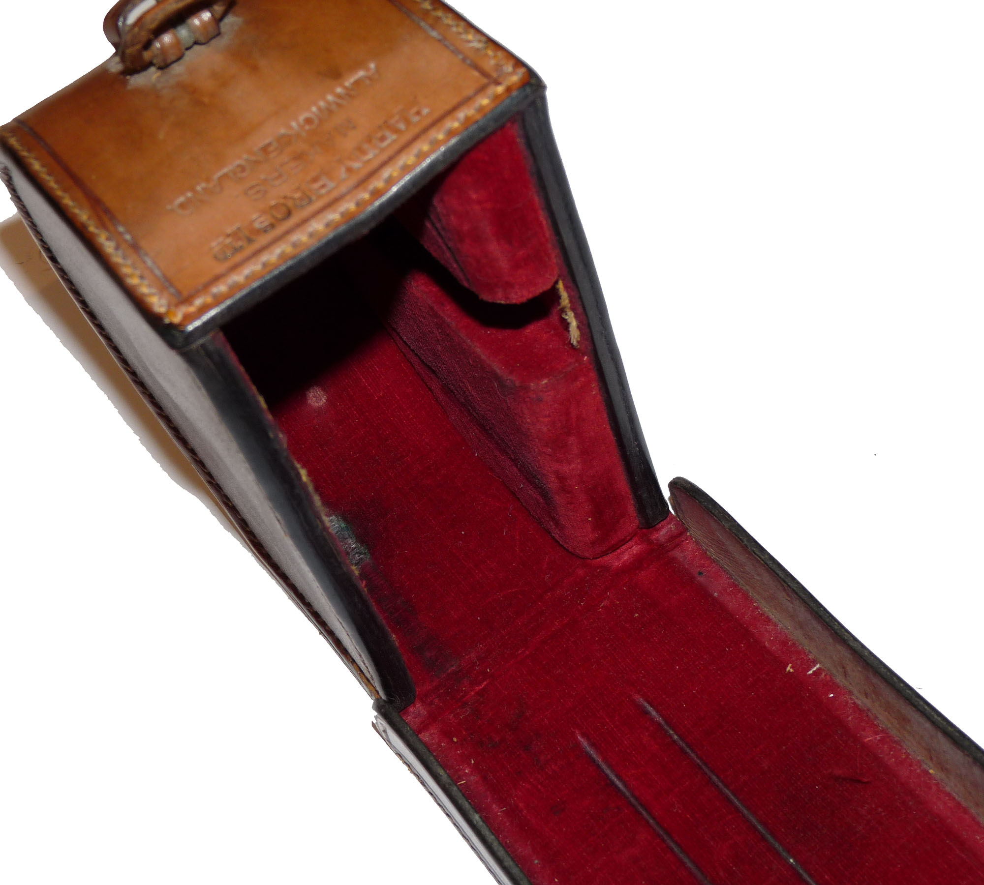 Hardy leather reel case for Contracted Perfect Silex's up to 3 3/4" - Image 5