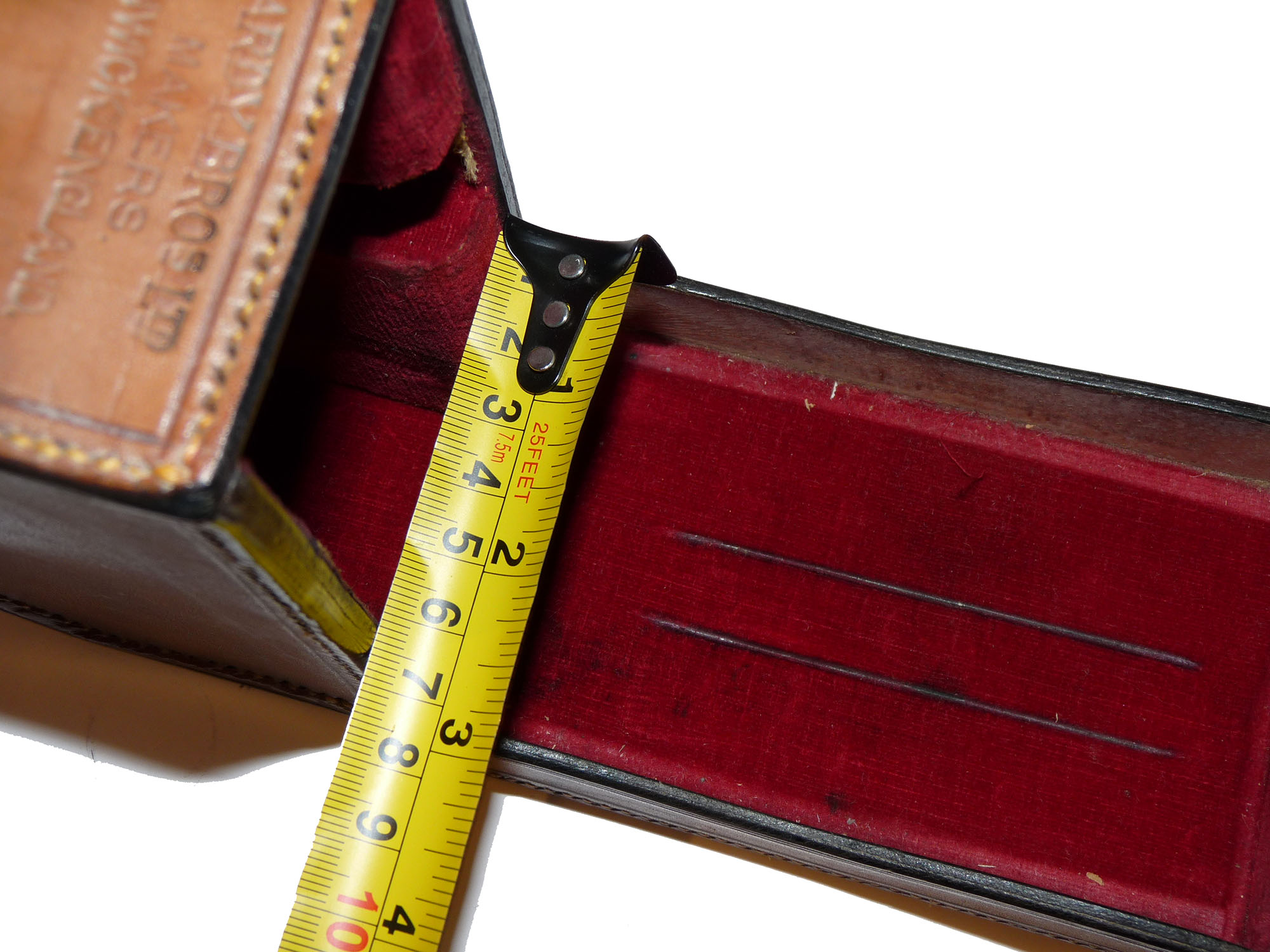 Hardy leather reel case for Contracted Perfect Silex's up to 3 3/4" - Image 7