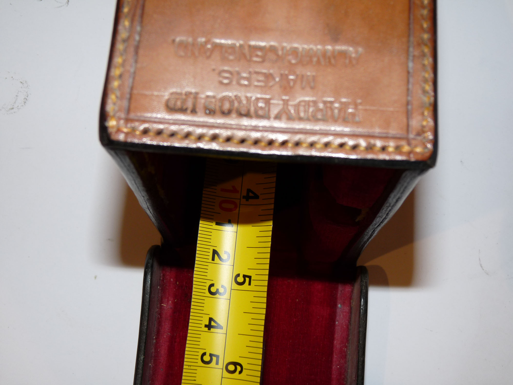 Hardy leather reel case for Contracted Perfect Silex's up to 3 3/4" - Image 6