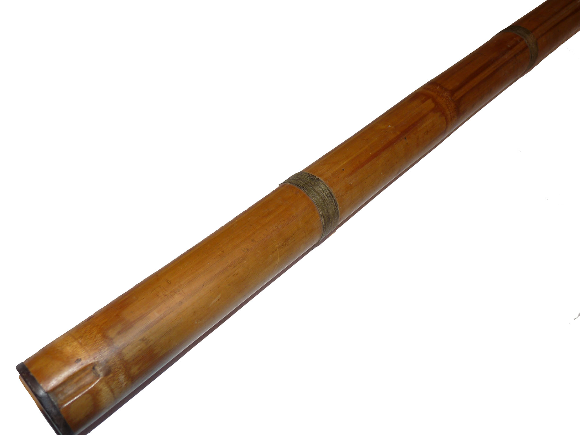 Hardy Bamboo rod tube rare 120cm c1900 - Image 2