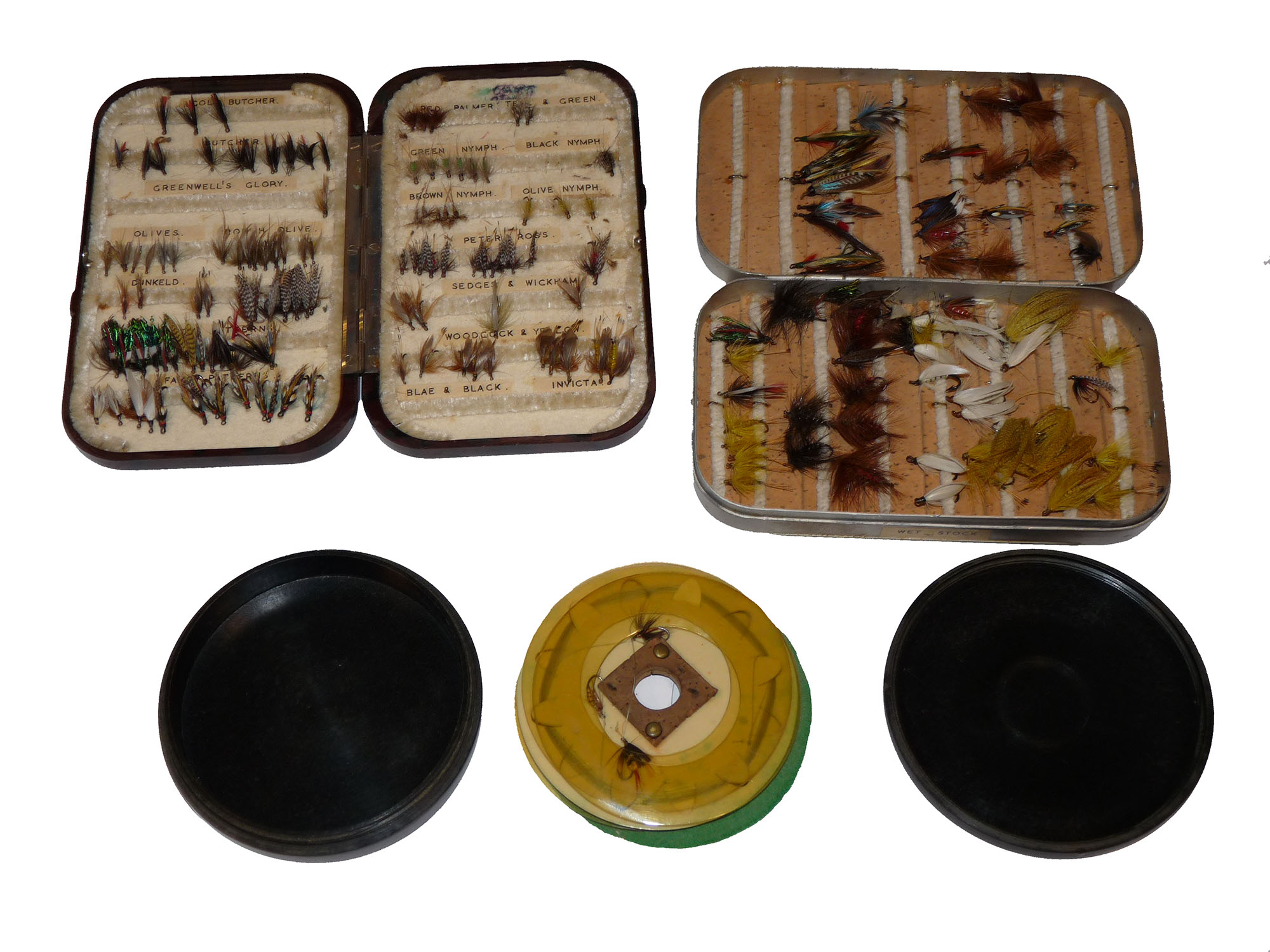 Trio of Hardy fly cases - Hardy oxblood Neroda, Hardy circular etc - Image 2