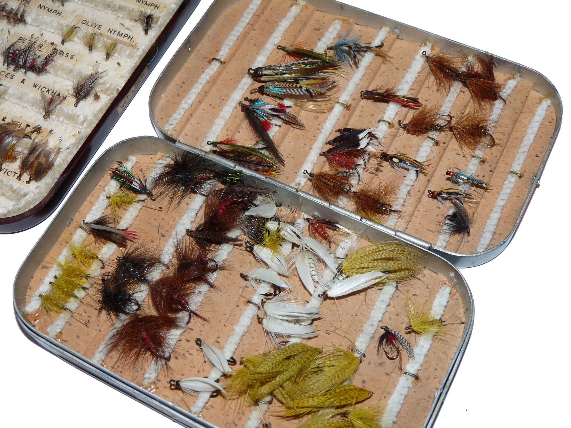 Trio of Hardy fly cases - Hardy oxblood Neroda, Hardy circular etc - Image 3
