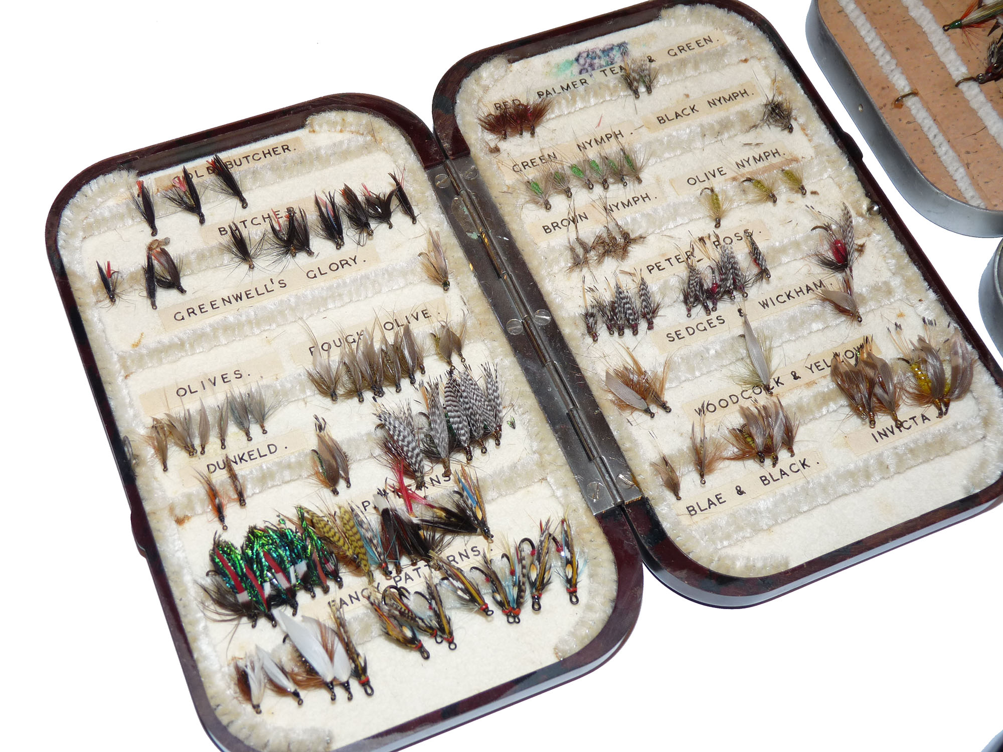 Trio of Hardy fly cases - Hardy oxblood Neroda, Hardy circular etc - Image 4