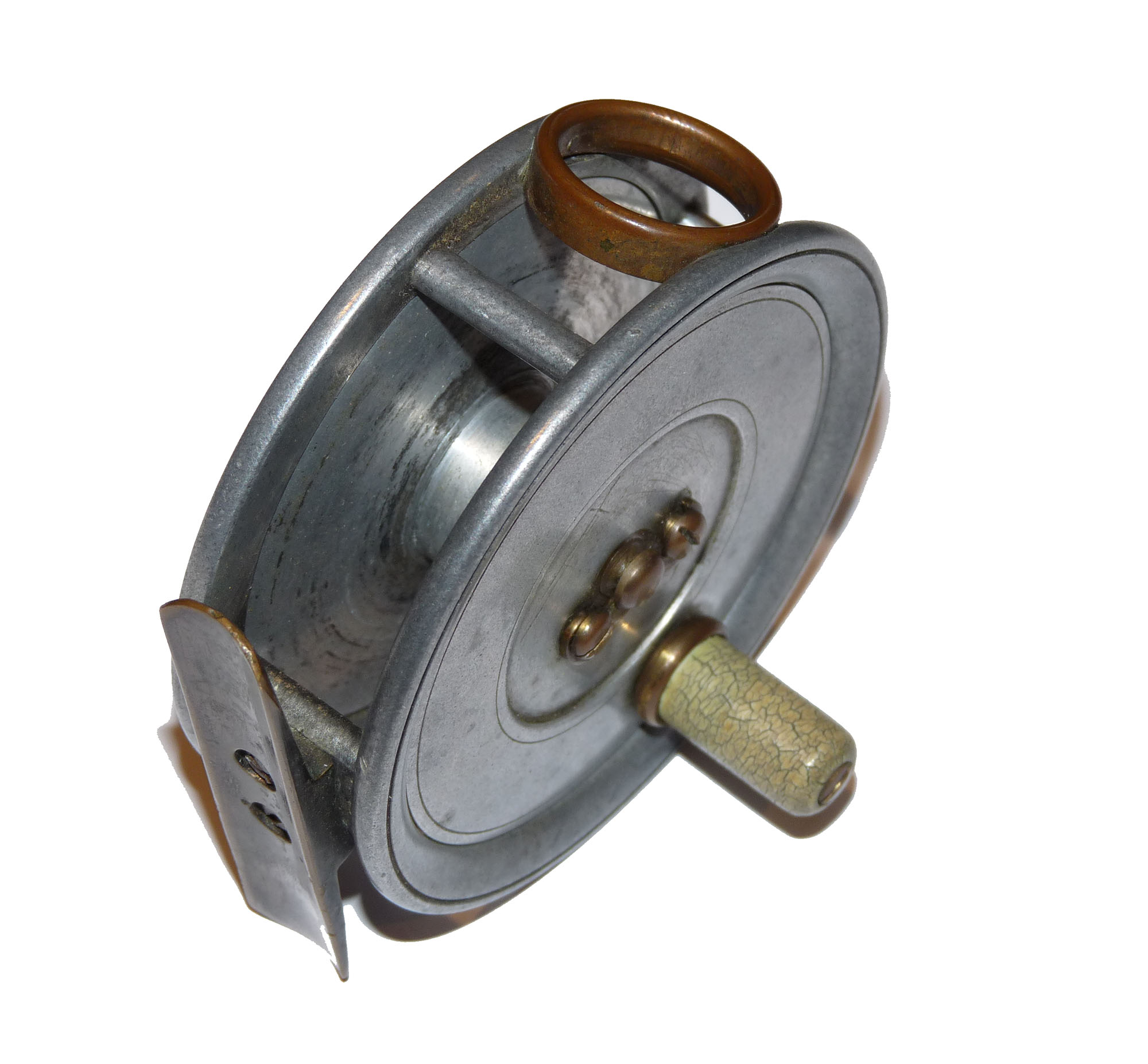 Westley Richards and Co Ltd by Dingley 3" alloy trout fly reel stamped D3 - Image 2