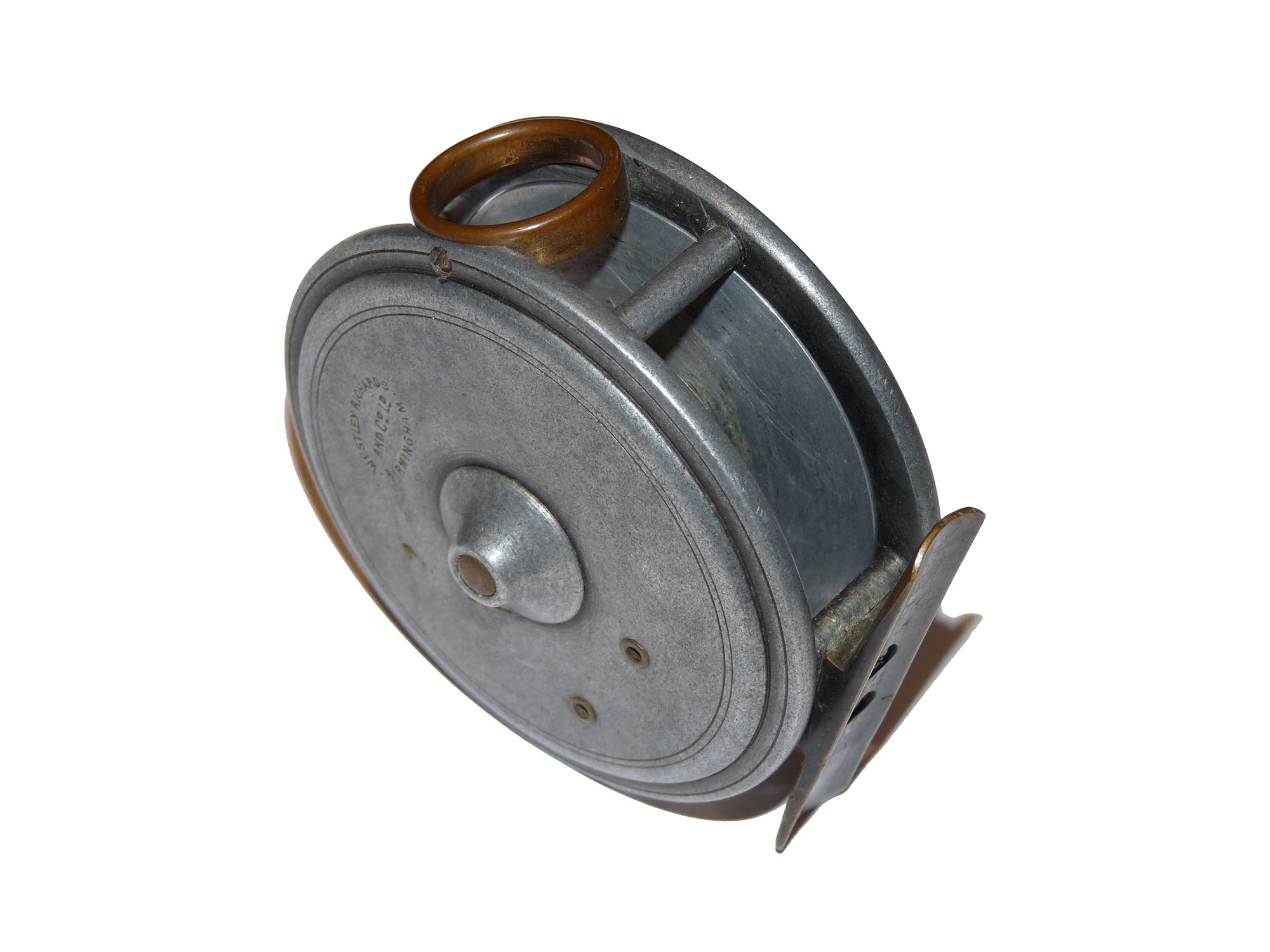 Westley Richards and Co Ltd by Dingley 3" alloy trout fly reel stamped D3 - Image 3