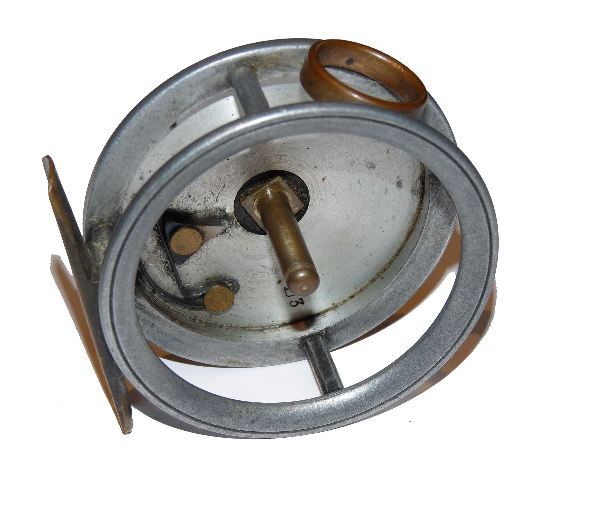Westley Richards and Co Ltd by Dingley 3" alloy trout fly reel stamped D3 - Image 5
