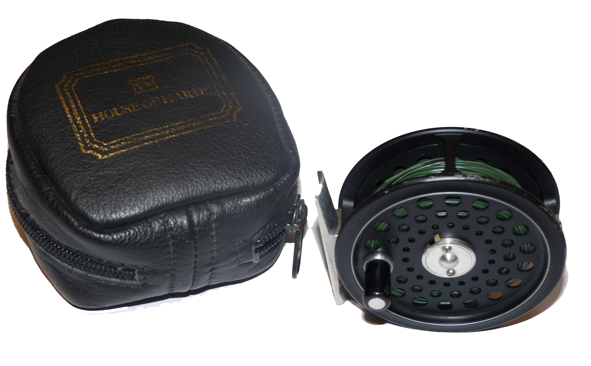 Hardy Ultralite Disc #5 trout fly reel with padded case