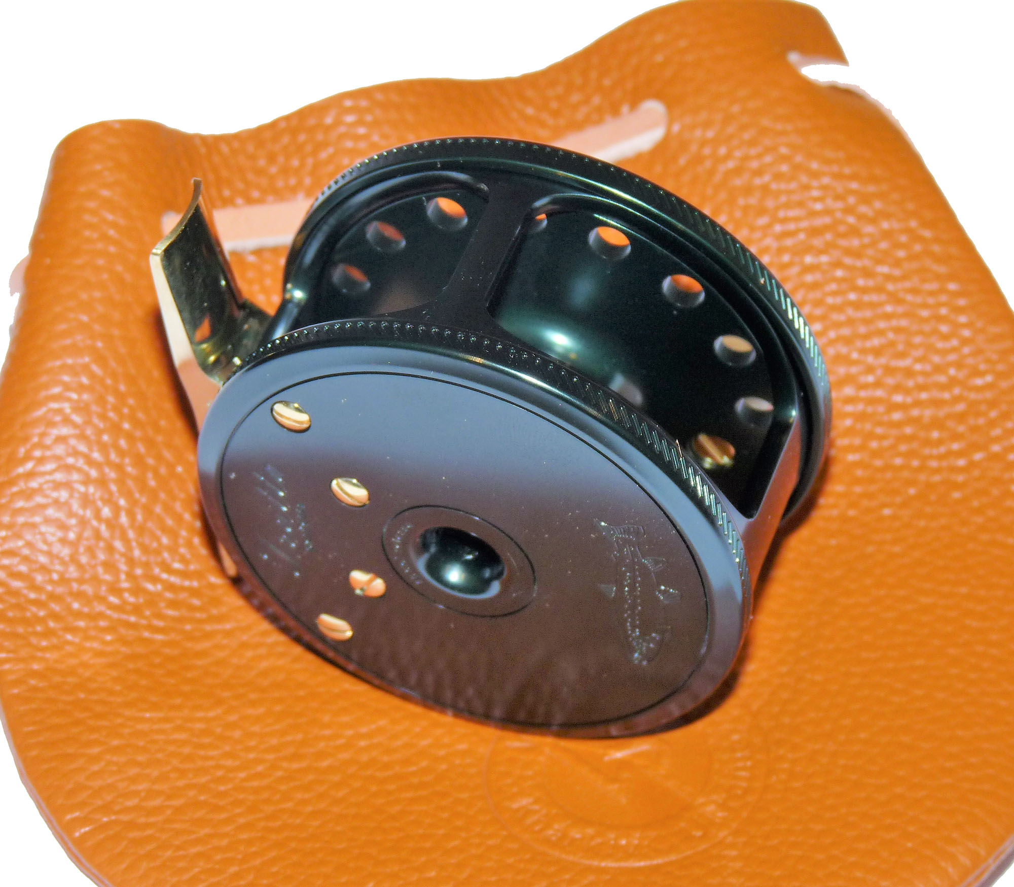 VR Trutta Perfetta Aluminium 2 3/4" Oliver Green fly reel - Image 3