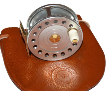 3" VR Trutta Perfetta aluminium fly reel in silver/bronze
