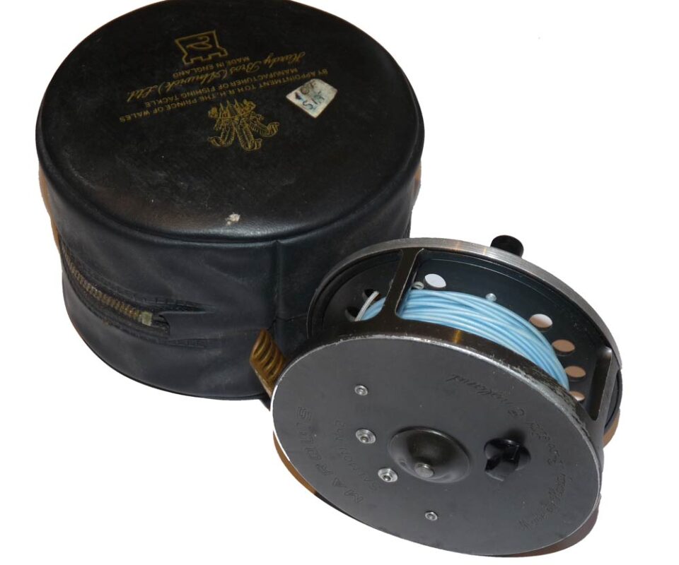 Hardy Marquis No 2 salmon fly reel in Hardy case