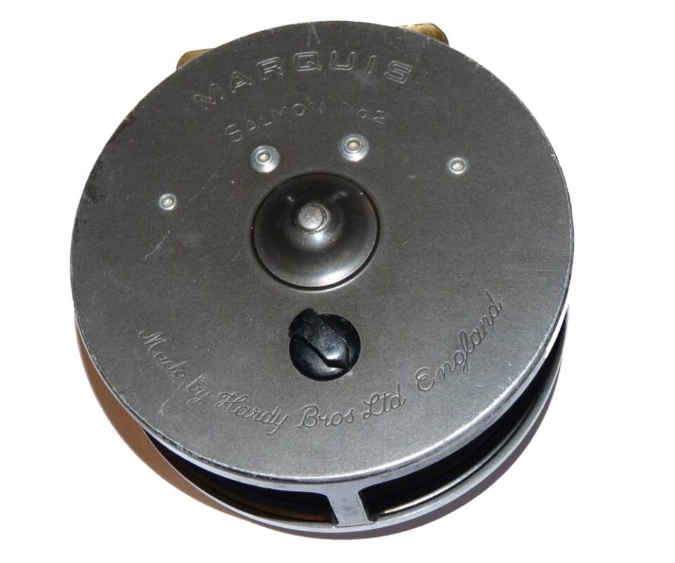 Hardy Marquis No 2 salmon fly reel in Hardy case