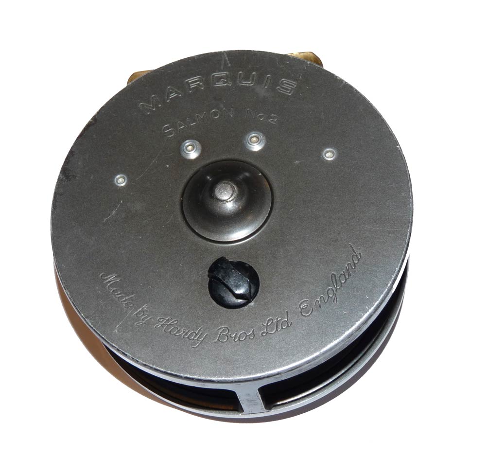 Hardy Marquis No 2 salmon fly reel in Hardy case
