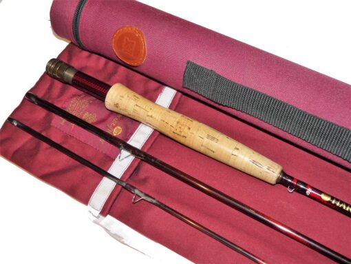 Hardy Swift 3 piece 9' trout fly rod line #6 with bag and case