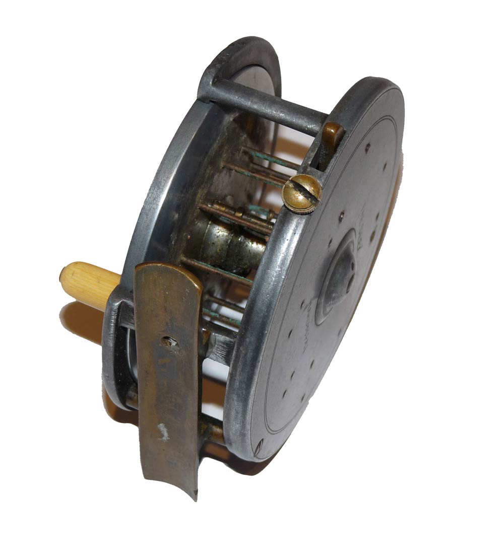Hardy The Silex 4″ alloy casting reel factory rim cut out cross bar - Image 4