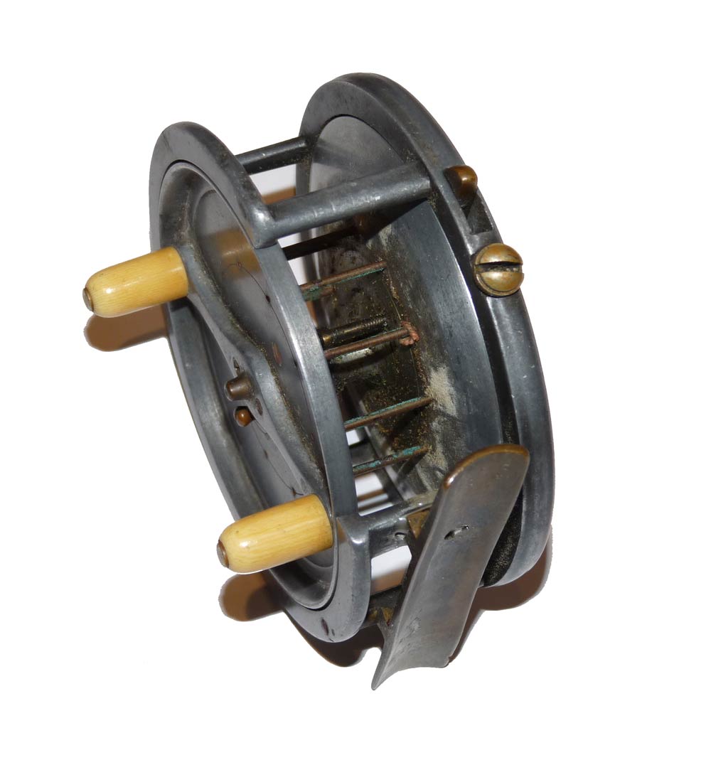 Hardy The Silex 4″ alloy casting reel factory rim cut out cross bar - Image 5