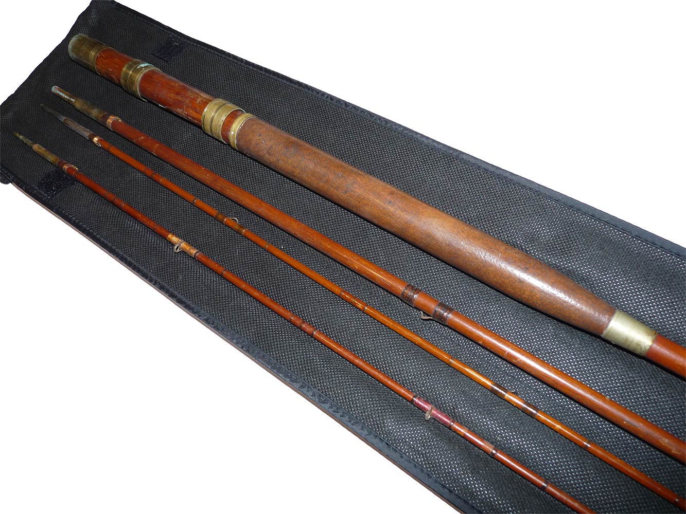 W T Hancock High Holborn 11'9" trout fly rod & leather handle - Image 3