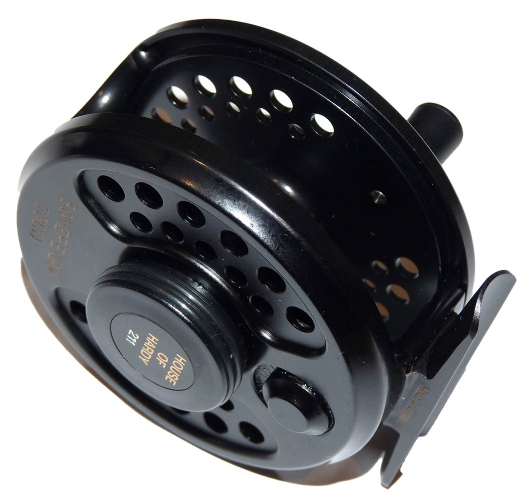 Hardy Black Sovereign 2000 fly reel #2/3/4 No 201 & original box - Image 3