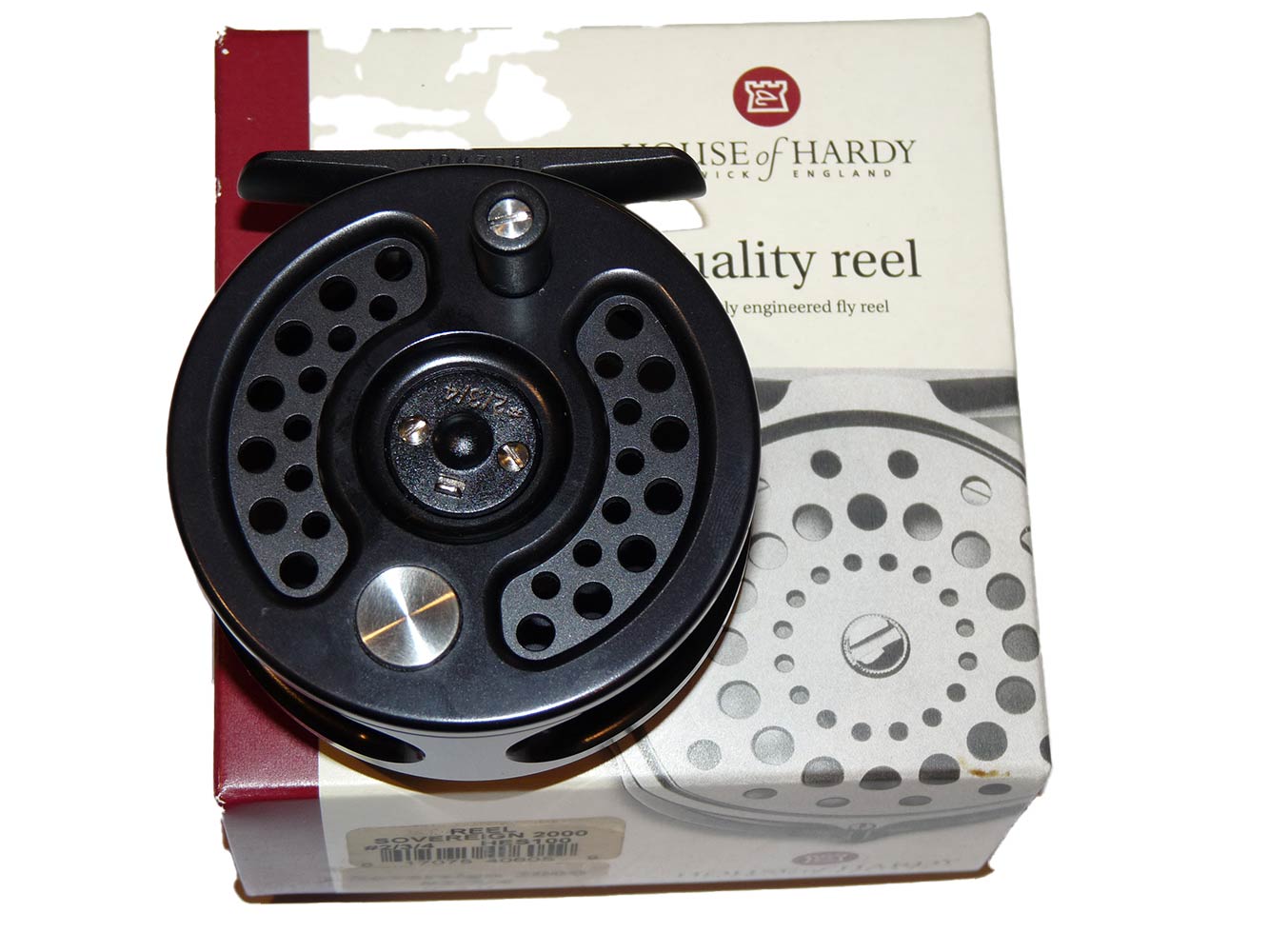 Hardy Black Sovereign 2000 fly reel #2/3/4 No 201 & original box - Image 7