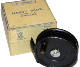 Hardy Uniqua reel and box