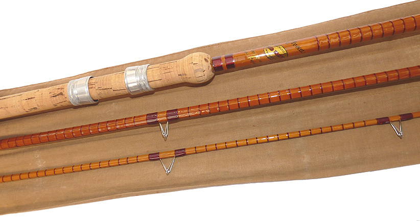 B James & Son, London, England Avocet 11’3” three piece split cane rod, refurbished by Edward Barder. - Image 6