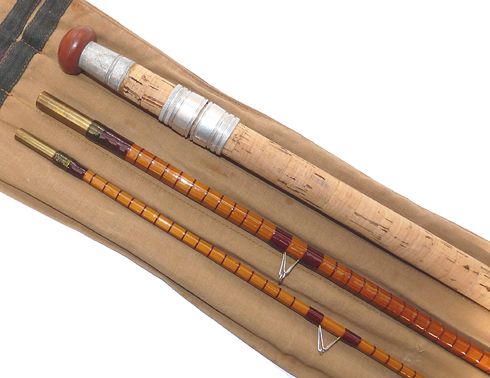 B James & Son, London, England Avocet 11’3” three piece split cane rod, refurbished by Edward Barder. - Image 5