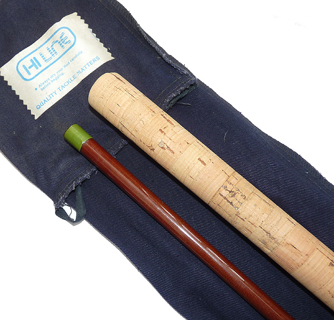 Barrie Rickards Piker Ten, 10’ two-piece vintage hollow glass pike rod white spigot ferrule - Image 5
