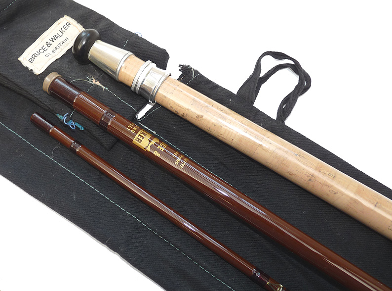 Bruce & Walker CTM14, 14’ 3-piece hollow glass match or float rod,mint in bag, vintage fishing - Image 4