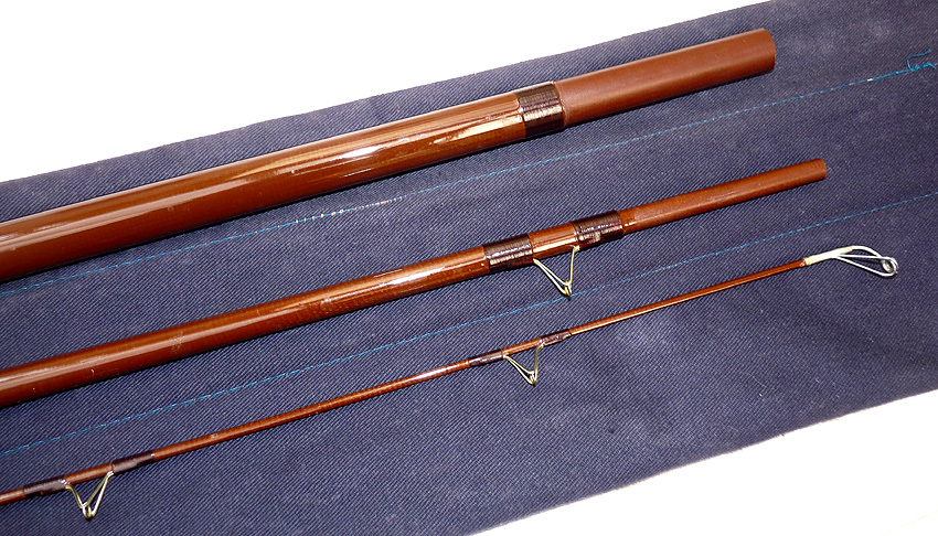 Bruce & Walker CTM14, 14’ 3-piece hollow glass match or float rod,mint in bag, vintage fishing - Image 3