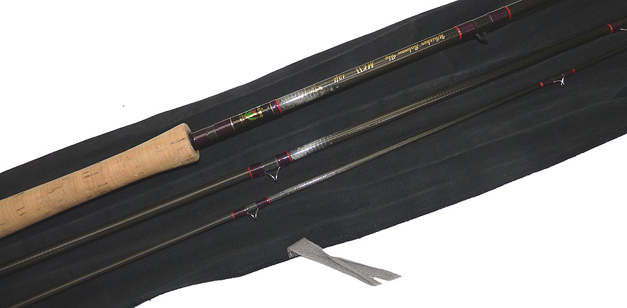 Daiwa Whisker Salmon Fly Mk2 .12' three piece salmon sea trout fly rod #7/9 Thistle Logo + bag - Image 4
