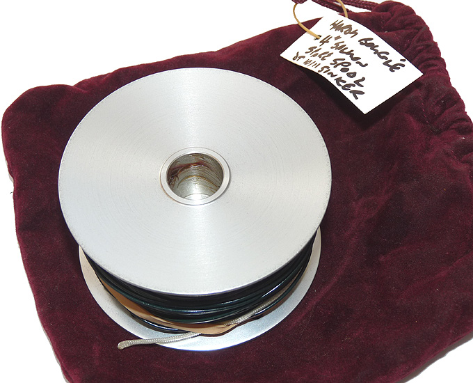 Hardy Bougle Salmon Mk 4 spare spool only with line and bag NO reel! - Image 3