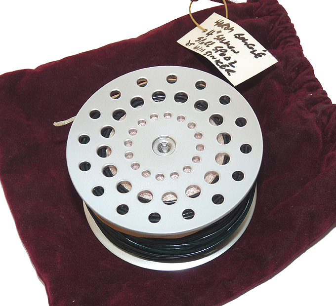 Hardy Bougle Salmon Mk 4 spare spool only with line and bag NO reel!
