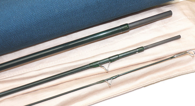 Hardy Gem 10' three piece carbon trout fly rod #7 with bag + Hardy cordura tube - Image 4