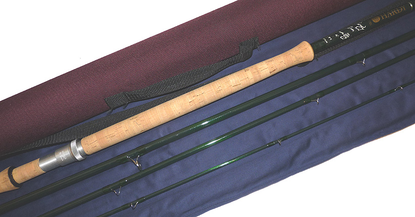 Hardy Gem Salmon 14' four piece carbon salmon fly rod #9 Spey Tweed Dee with bag + tube - Image 3
