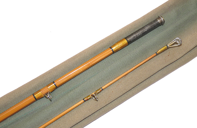 Hardy Halford Knockabout 9'6" Palakona cane trout fly fishing rod #7 superb with bag - Image 4