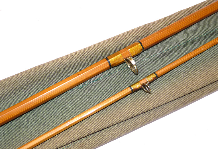 Hardy Halford Knockabout 9'6" Palakona cane trout fly fishing rod #7 superb with bag - Image 3
