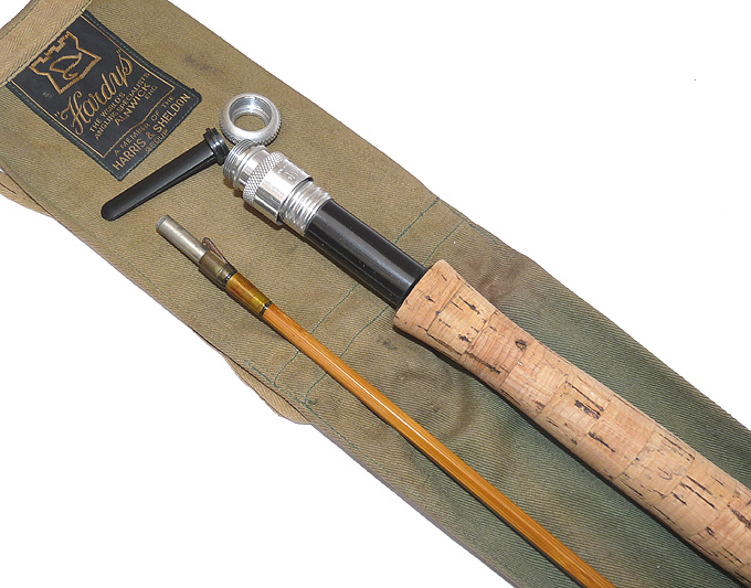 Hardy Halford Knockabout 9'6" Palakona cane trout fly fishing rod #7 superb with bag