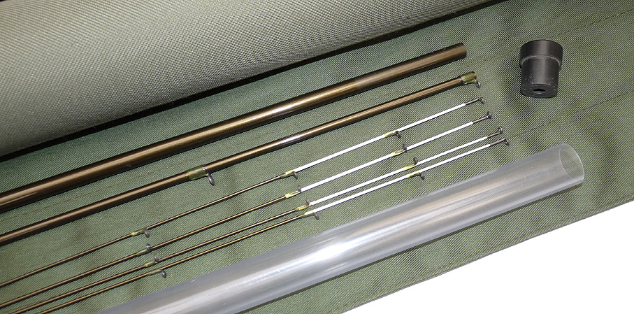 Hardy Marksman Ultralite Bomb Rod 10' two piece + 4 carbon tips, bream tench silvers. bag + tube - Image 4