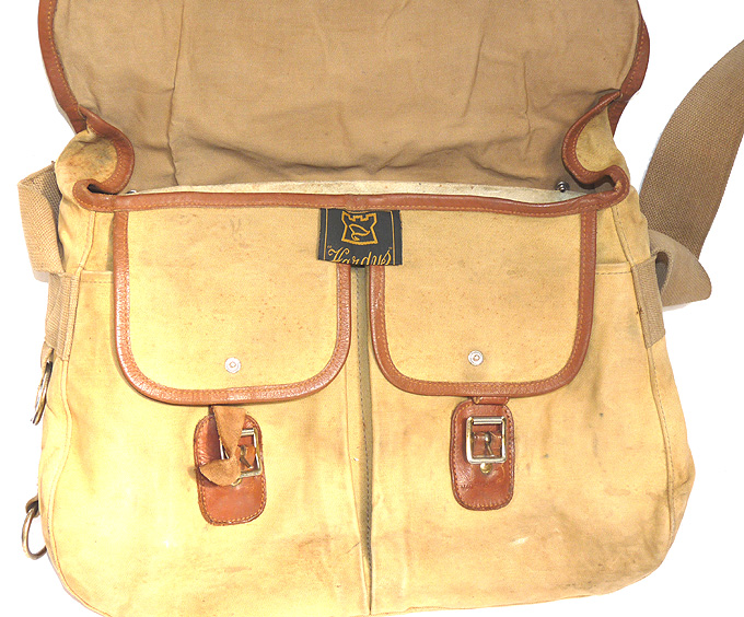 Hardy vintage Canvass vintage game fishing bag 1970/ 80's inner ,liner trout salmon fishing - Image 5