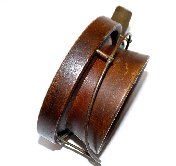 Kings Patent 1912 twisting foot tournament Nottingham side cast reel - Image 4